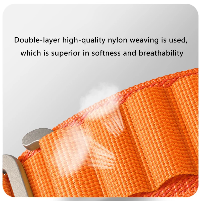 Alpine Loop Band for Apple Watch Strap 49mm 44mm 40mm 45mm 41mm 42mm 38mm 40 44 45 mm Correa iWatch Ultra Series 7 6 5 4 3 se 8