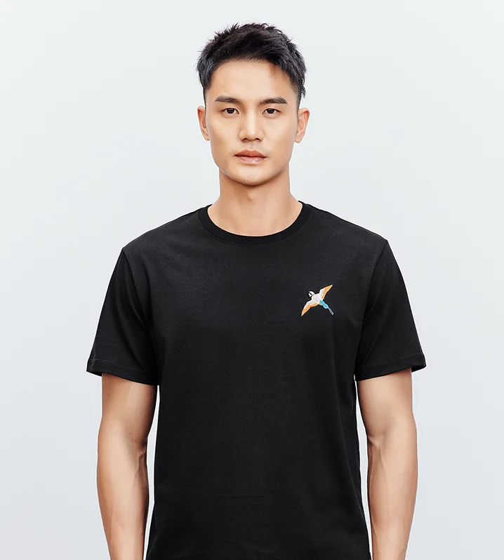 

V7586- 2022 summer men's T-shirt short sleeve men's cotton round neck new clothes fashion top.
