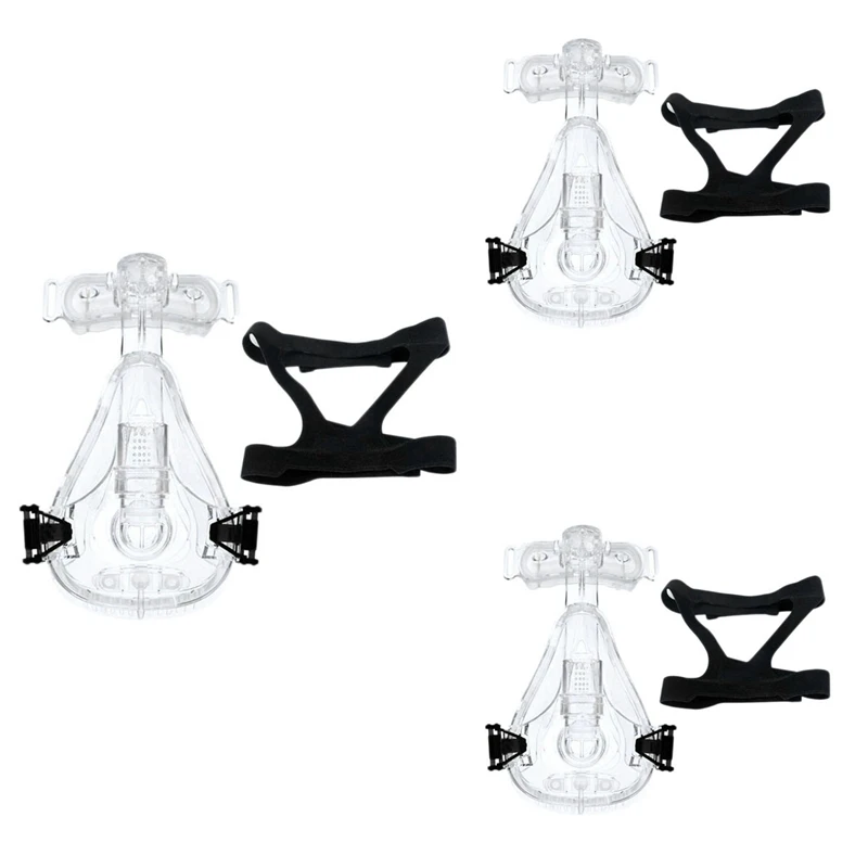 

Nasal Mask CPAP Mask Sleep Mask With Headgear For CPAP Machine Connect Hose And Nose Nasal Pillow Mask
