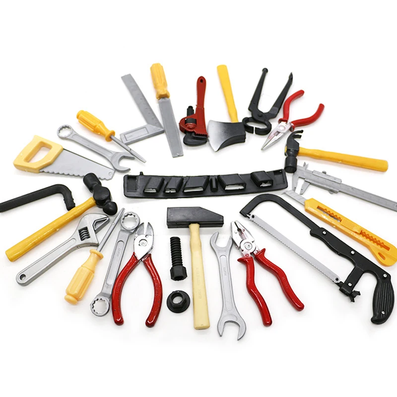 

Simulation Repair Drill Tools Set Kids Toys For Boy Safe Plastic Children Maintenance Tools Screwdriver Hammer Tongs Pretend Toy