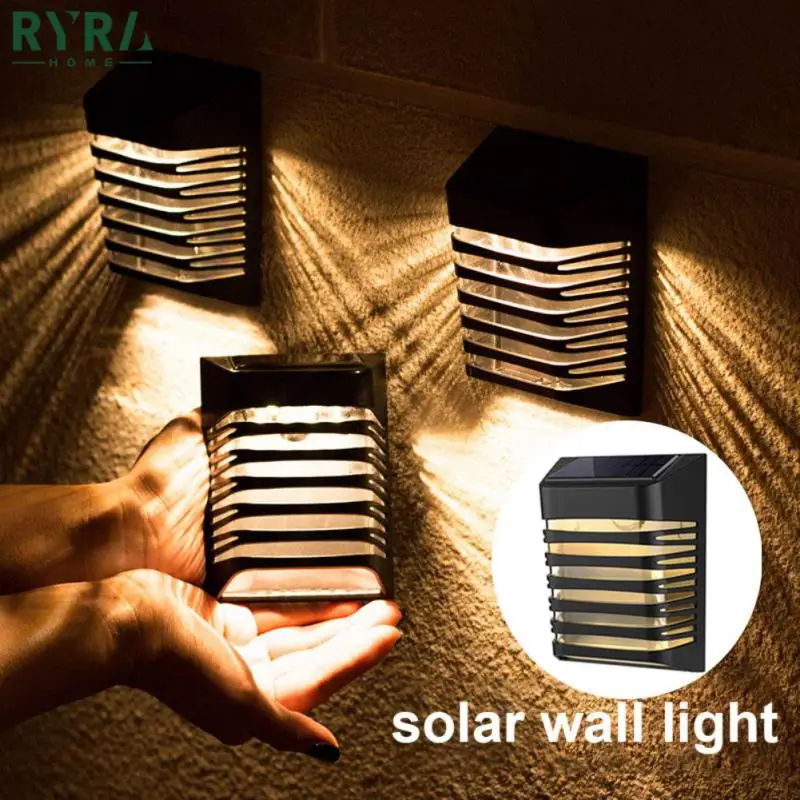 

Настенный светильник на солнечной батарее, уличное энергосберегающее светодиодное водонепроницаемое настенное освещение для коридора, са...