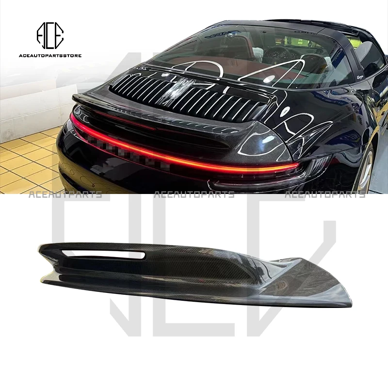 Детали из натурального углеродного волокна заднее крыло спойлер для багажника