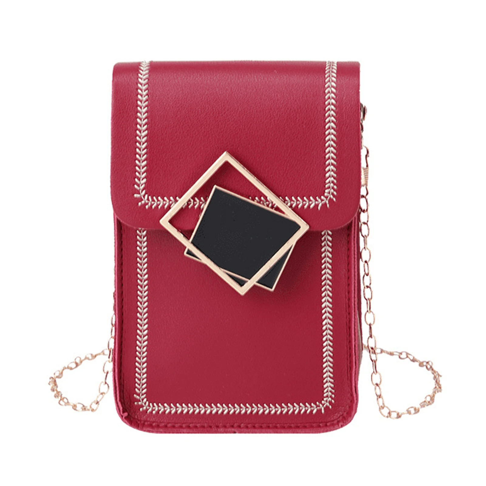 

2022 Fashion Small Crossbody Phone Bag For Women Simple Fashion Cellphone Shoulder Bags Card Holder Wallet Purse Bolsos Mujer