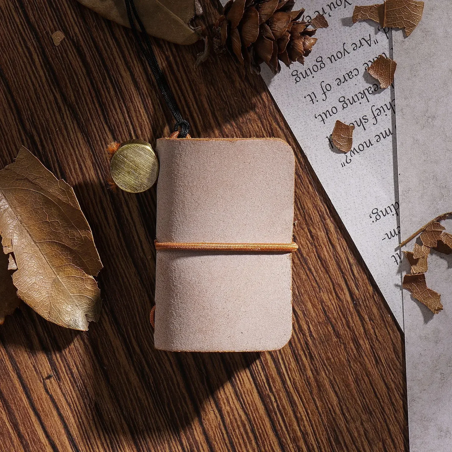 

MOONBIFFY Винтажный кожаный блокнот