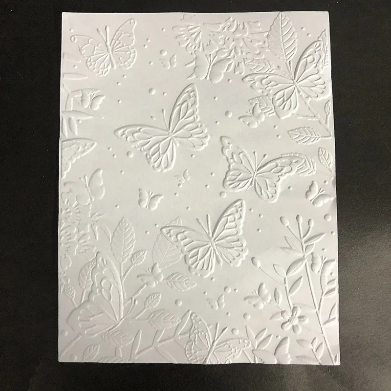 Новинка 2024 г. рельефная папка для изготовления объемного рисунка в виде бабочки