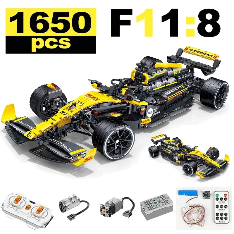 MOC Технический супергоночный 1:8 Racing Driver 27 Formula конструктор