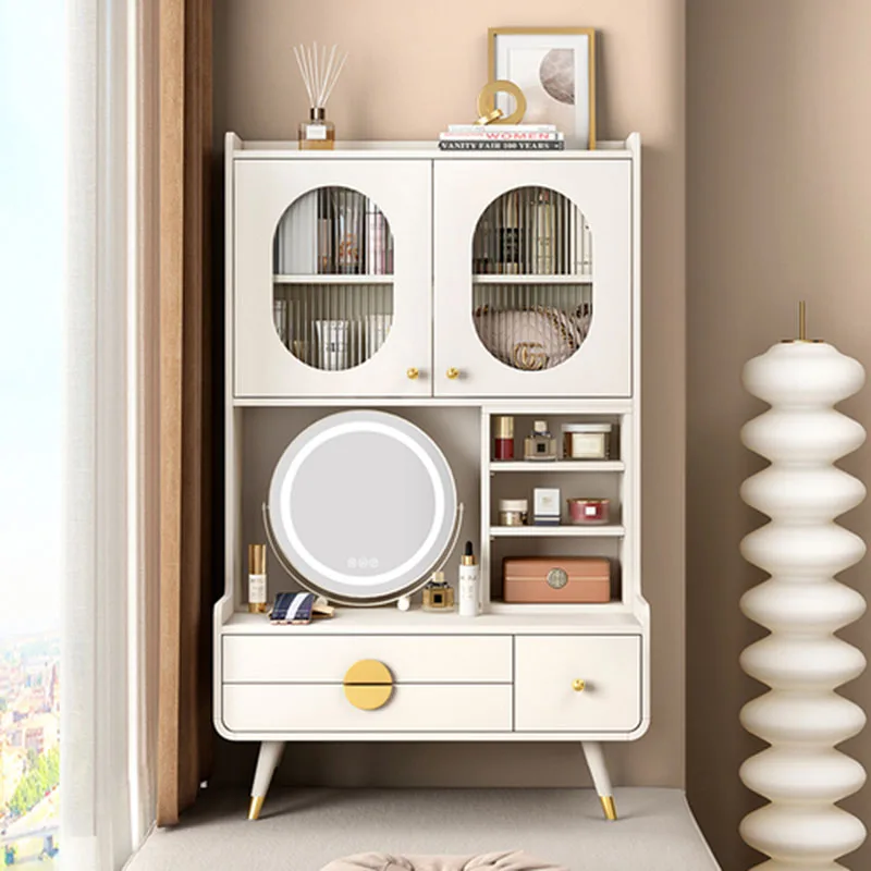 

Nordic Luxury Dressing Table Drawer Girl Multifunctional Bedroom Dressing Table Cabinet Fashion Nordic Tocador Makeup Furnitures