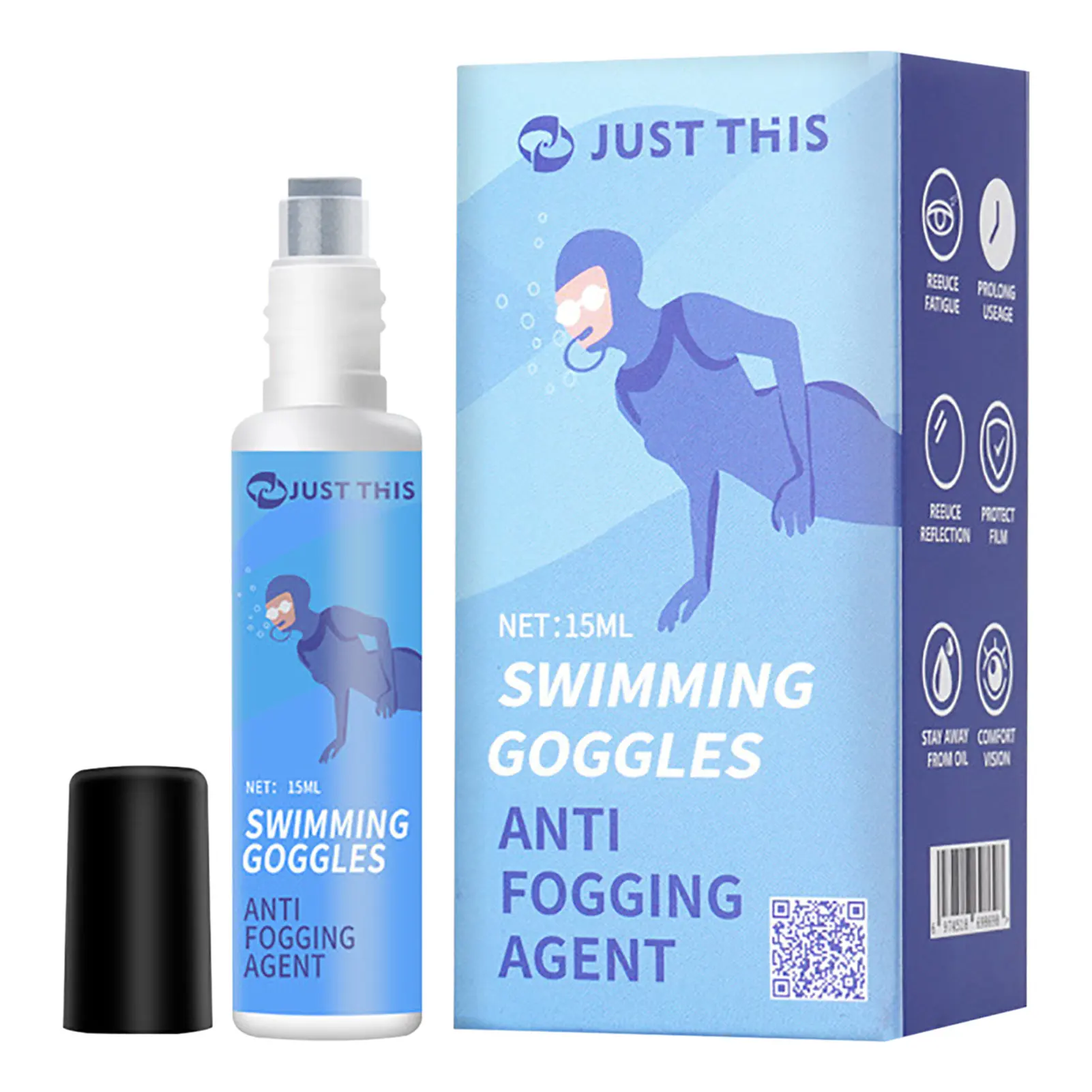 

Anti-fogging Agent 15ml Fog Preventing Agent For Swimming Goggles Ski Goggles Myopia Glasses VR Glasses Diving Covers Motorcycle