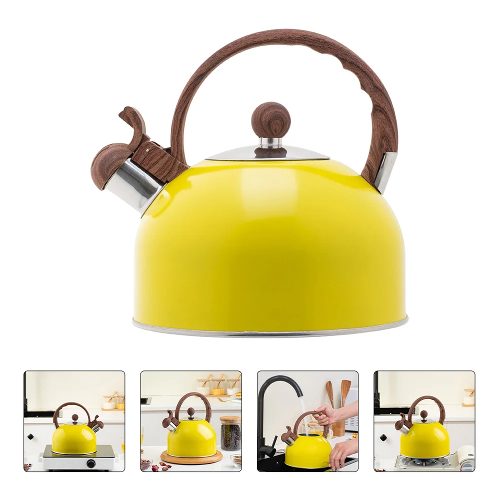 

Kettle Tea Stove Whistling Water Teapot Pot Stovetop Steel Stainless Boiling Coffee Gas Hot Whistle Electric Metal Teakettle