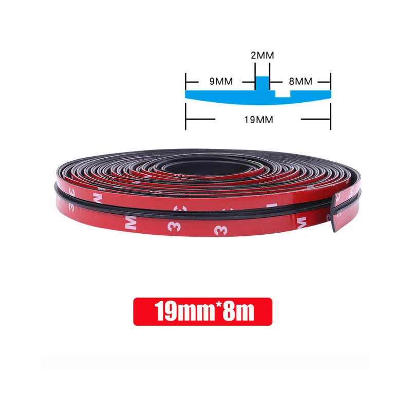 

Резиновое уплотнение для автомобильного окна 2 м/8 м, автомобильные резиновые уплотнители, полоса на крышу, универсальная защита для лобового стекла, уплотнительные Аксессуары для автомобилей