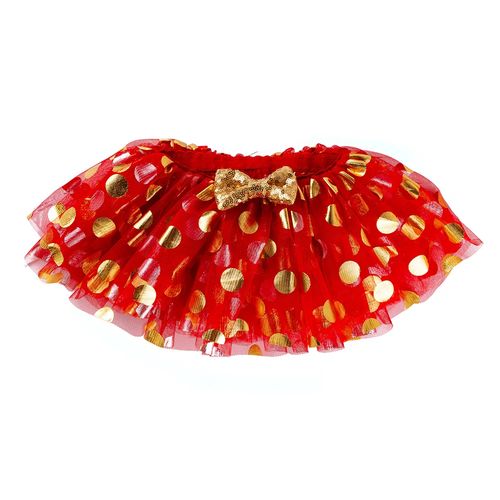 Детская летняя юбка-пачка в разноцветный горошек на Возраст 3-24 месяца |