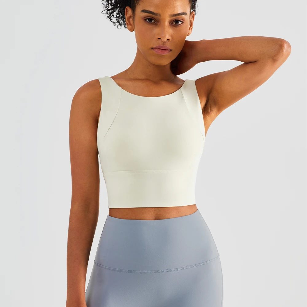 Vnazvnasi Women Yoga Bra Fitness Top Fixing Brassiere Cup No Move Running Vest Push Up Gym Sport Bra Female Sportswear