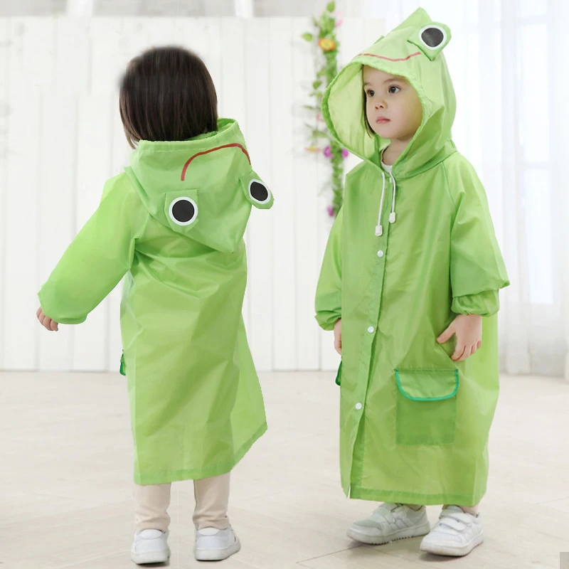 Coat Rainwear Coat Kids Raincoat Boys Girls Cartoon Animal Style Waterproof Kids Toddler Children Raincoat Baby for Children