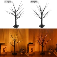 60cm lighted birch tree battery powered warm white led artificial branch tree for home party christmas wedding tabletop decor