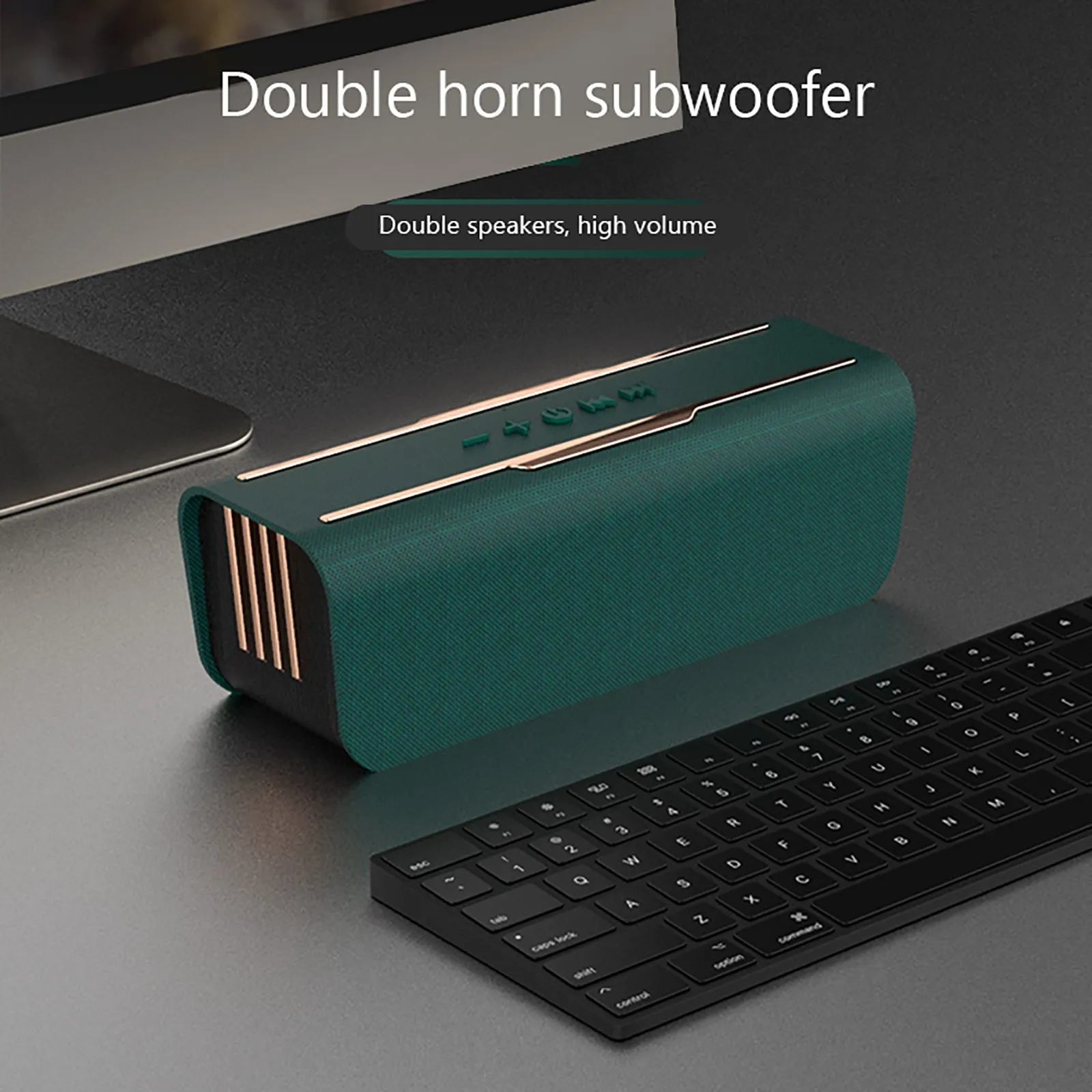 

Портативная Беспроводная колонка, Bluetooth-динамик, автомобильный сабвуфер, TWS HiFi Soundbox TV, компьютерная звуковая панель, уличная поддержка TF USB AUX