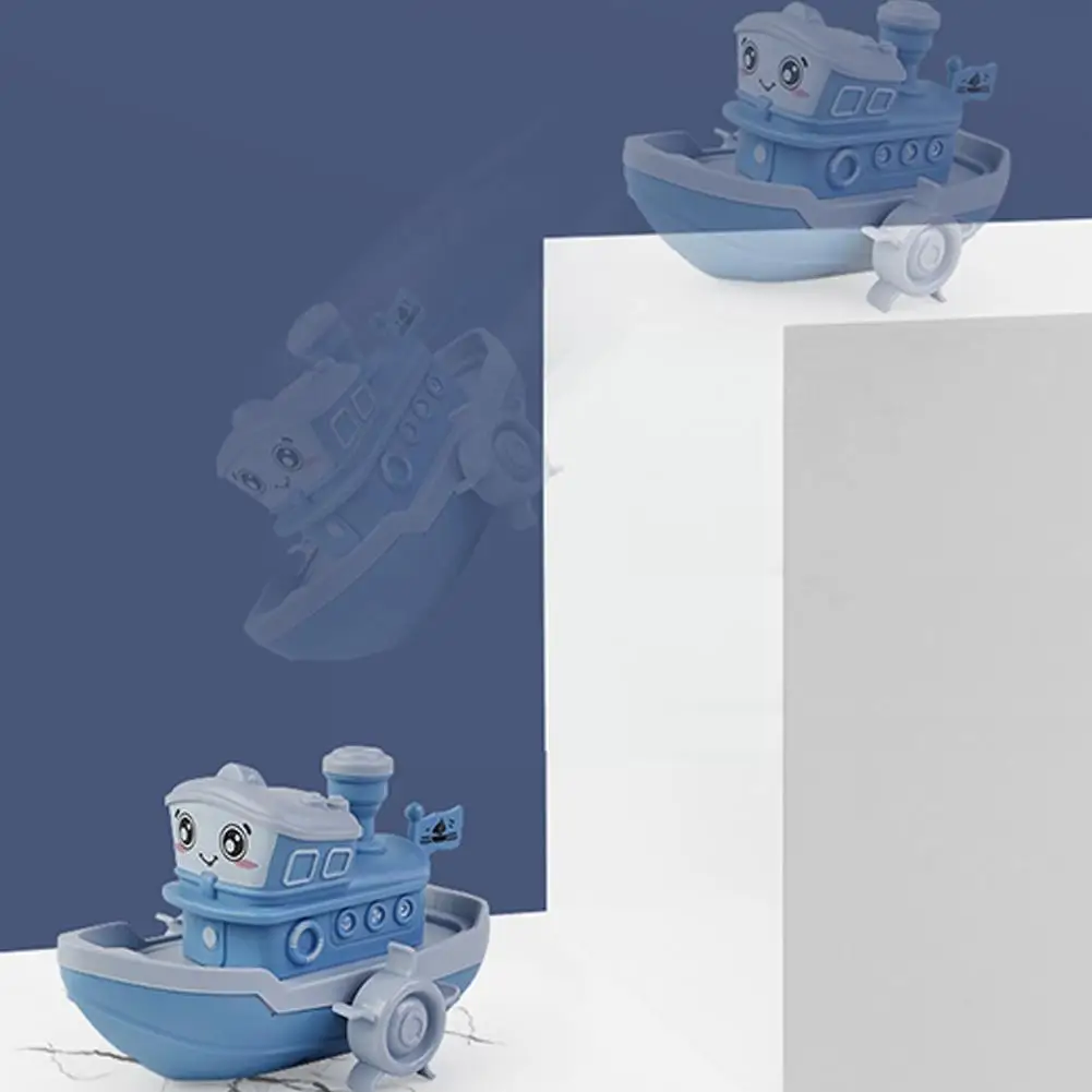 Baby Bath Toy Toddler In A Water Swimming Bath Toy Baby Gift Cruise Boat Cruise Toy Ship Clockwork Swimming Bath Ship B1c0