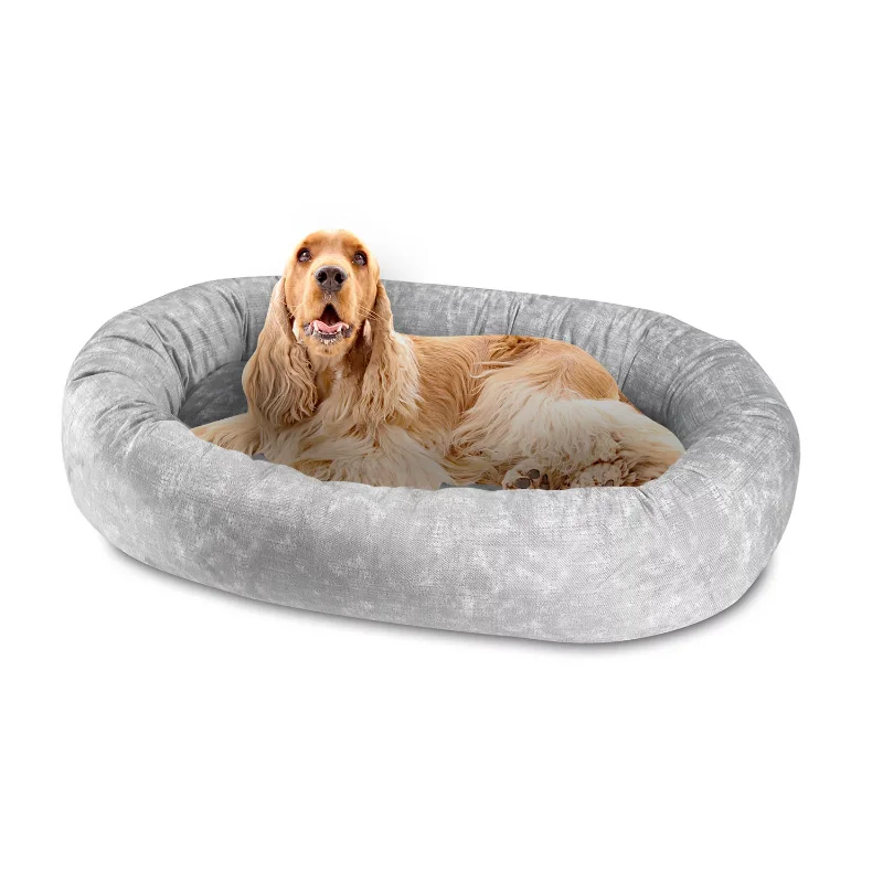 

Oval Round Pet Dog Bed - Memory Foam - Chew Resistant - Large/Extra Large (choose your color)