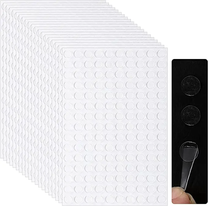

20 Sheets Double Sided Dots Tapes Round Stickers Self-adhesive Fixing Tool