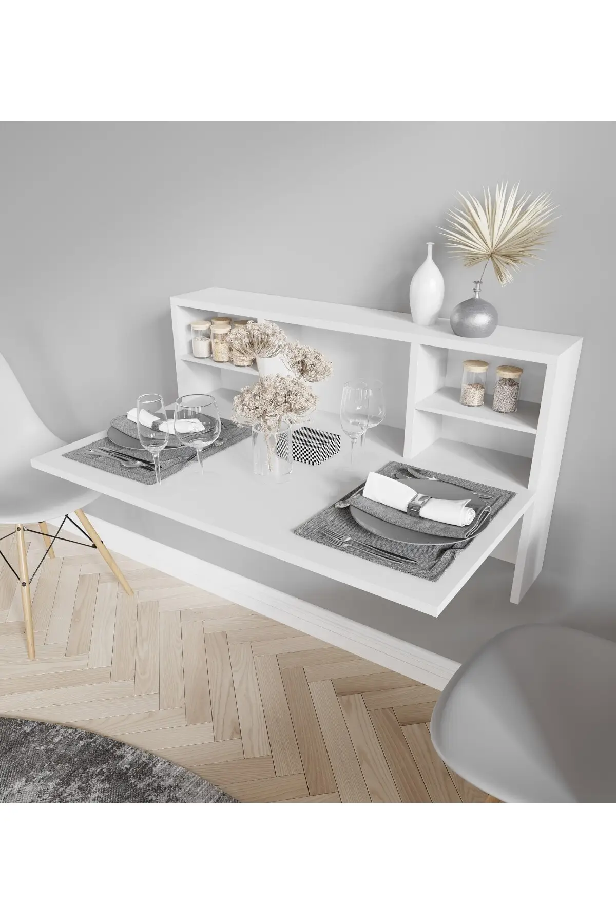 shelf folding kitchen desk dining table multi amaclı cabinet and table 65 cm x 90 cm free global shipping