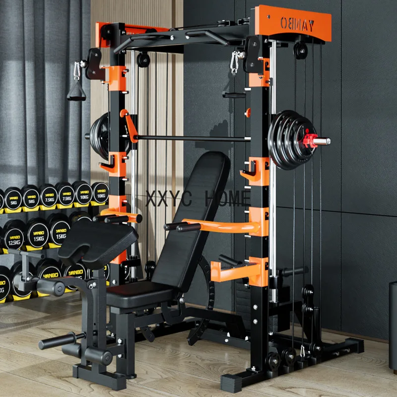 Тренажер для домашнего фитнеса gantry комплексное оборудование силовых тренировок