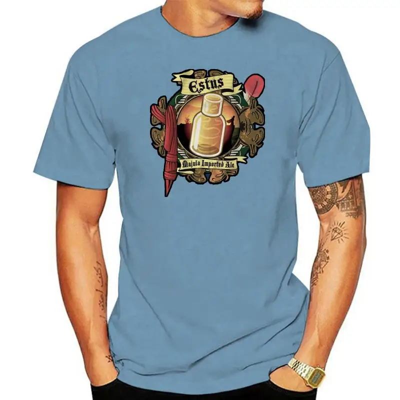 Estus Flask Majula импортная футболка Dark Souls мужская детская 0872 большого размера