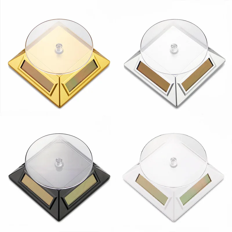 Витрина для ювелирных изделий на солнечной батарее вращающийся 360 градусов