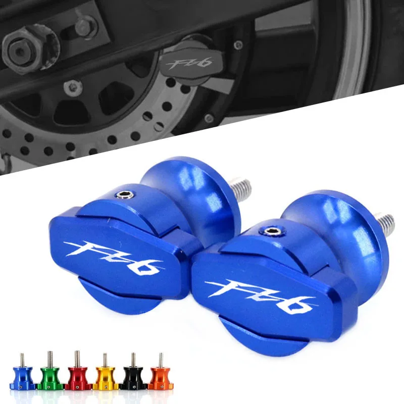 

For YAMAHA FZ6 FAZER FZ6S 2004-2015 2014 2013 2012 2011 Motorcycle CNC Frame Stands M6 Screws sliders Swingarm Spools Slider