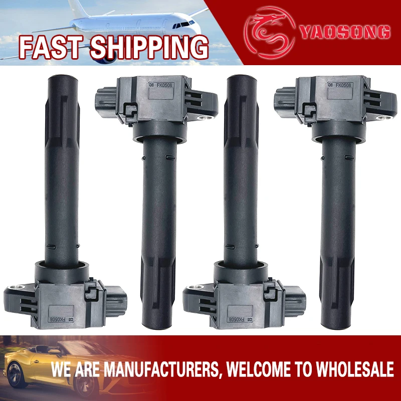 

FK0508 33400-81P00 33400-60R00 оригинальная Катушка зажигания для Suzuki Swift MK3 BALENO BANDIT IGNIS III SX4 SOLIO VITARA 1,4 T 1,2 1,0