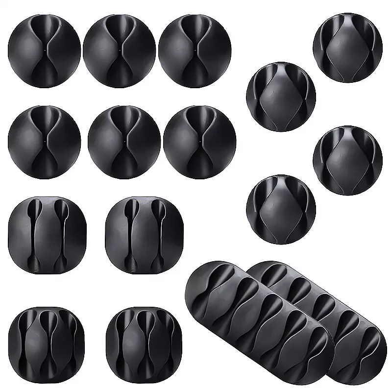

New high quality Cable Organizer USB Cable Management Winder Desktop Tidy For Headphone Phone charging cable wire organizer