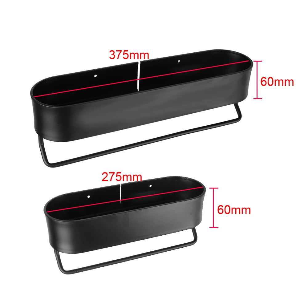 Настенные полки кухонный Органайзер черная полка для ванной комнаты аксессуары