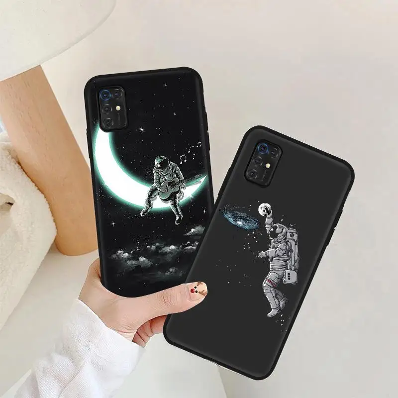 

Space Man Phone Case for ZTE Blade V2020 Case Soft Cover ZTE 20 10 Smart V30 Vita A31Plus A51 A71 A7S 2020 Back Funda Shockproof