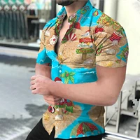 hawaii mens short sleeve t shirt large street style 3d cool and comfortable 2022 coconut tree summer clothing oversized