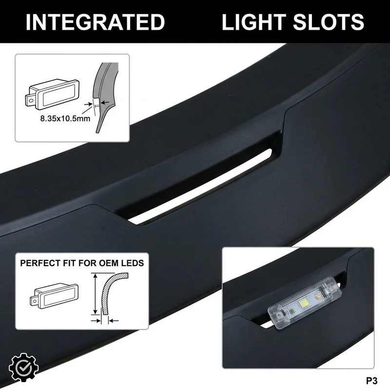 Автоаксессуары: Расширители колесных арок серии Wide-Body с LED-подсветкой для Ranger T7 T8 Pickup 4X4, внешний тюнинг (art.: 3920dc9314b81) - 3920dc9314b81
