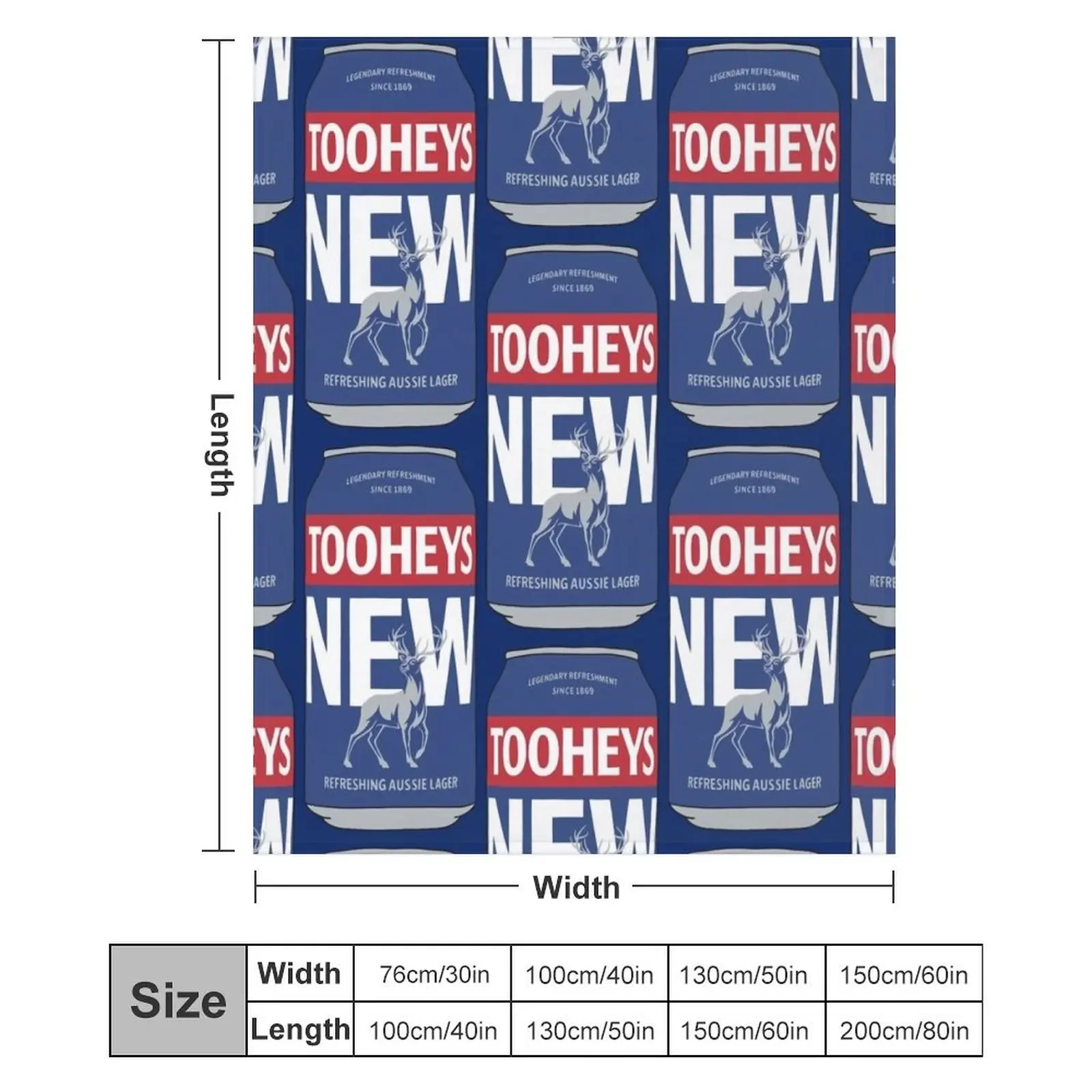 Tooheys плюшевое одеяло