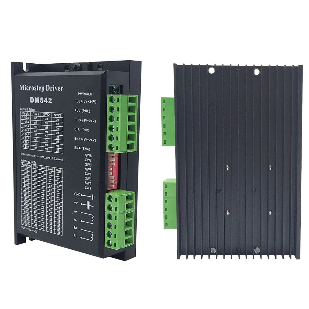 Драйвер микрошагового двигателя DM542 VDC 20-50 В 1 0-4 2 А подходит для 2-фазного Nema 17 Nema23