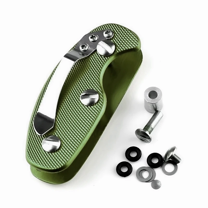 

Outdoor Aluminum Keychain Holder Storage Box Pocket Tools Retro Gift Camping Key Clip Storage Clip Key Wallet Accessories
