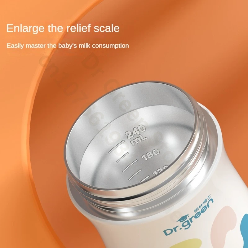 Dr.Green Многоцелевая изолированная бутылочка для молока новорожденных 240 мл/300 мл
