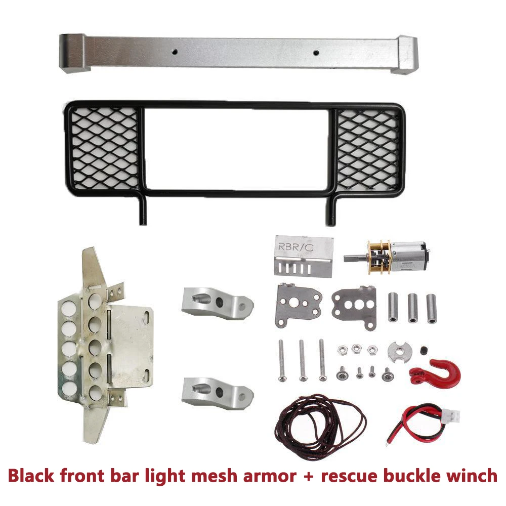 Metal Medium Mesh Front Bar Bumper Protection Egg Collision Plate Accessories