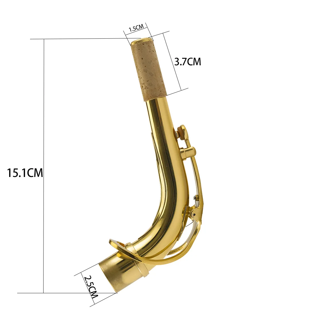 Саксофон с изогнутой шеей латунный материал золото E Flat (или F) аксессуары для