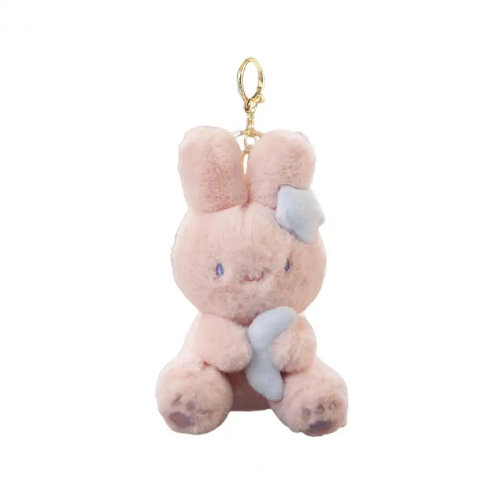 

12cm Bunny Plush Keychain Cute Star Headdress Bunny Doll Plush Toy Decoration Soft Stuffed Rabbit Doll Plush Backpack Pendant