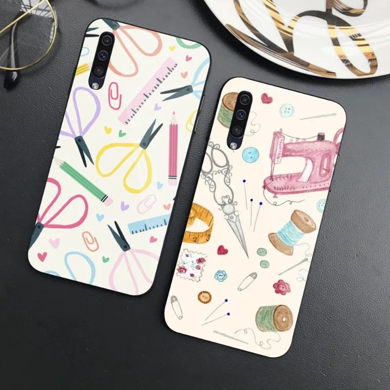 

Чехол из поликарбоната с рисунком Ножниц Для Samsung A32 A51 A52 NOTE 10 20 S10 S20 S21 S22 Pro