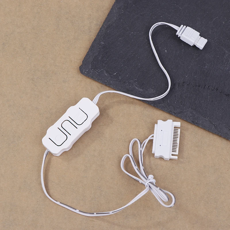 1 шт. контроллер ARGB 5 В 3-контактный источник питания SATA Mini RGB-контроллер