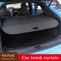 car trunk cargo cover for ford mustang 2021 rear luggage carrier curtain retractable partition privacy accessories