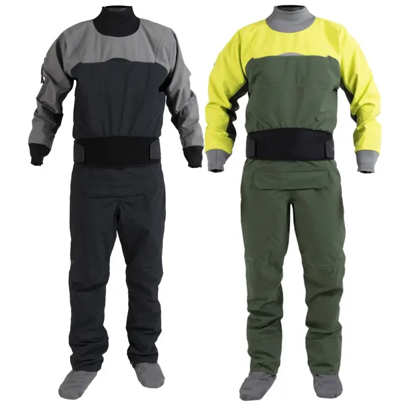 Сухой костюм с латексным вырезом водонепроницаемый сохраняющий тепло сухой для