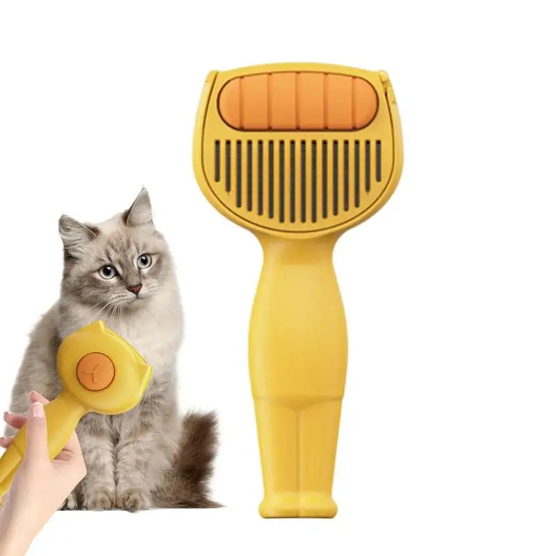 

Self Cleaning Slicker Brush Dog Brush For Shedding Dog Cat Bunny Pet Grooming Shedding Brush Can Be Used With Wet Wipes