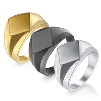 european and american personality street fashion mens prismatic stainless steel ring trendy fashion titanium steel ring