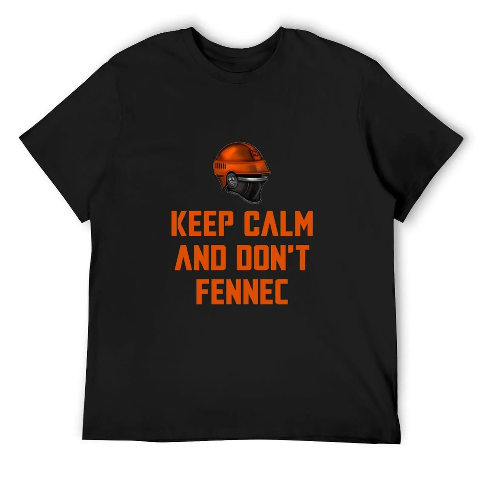 Keep Calm And Don't Fennic - минималистичная футболка корейская модная летняя одежда