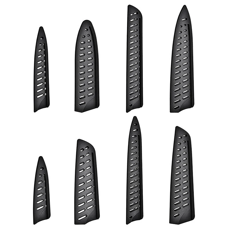 Черный пластиковый держатель ножа для шеф-повара - черный защитный чехол