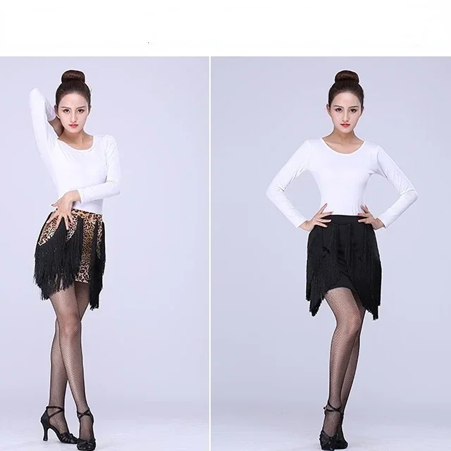 Юбка для латинских танцев сексуальные женщины чача самба танго тренировочное