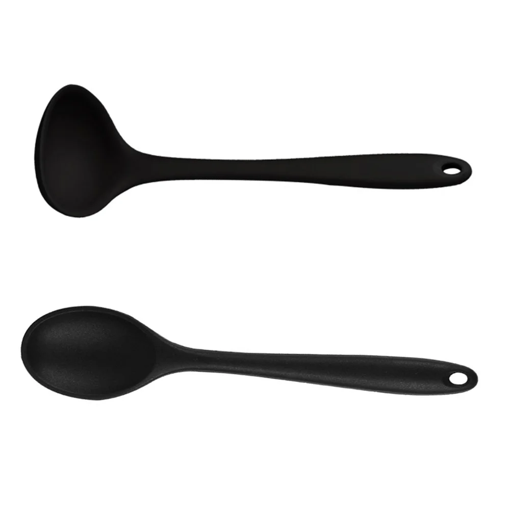 

Rice Spoon Ladle Soup Serving Silicone Spoons Home Flatware Cooking Kitchen Spatulas Cooker Metal Scoop Paddle Japanese Gravy